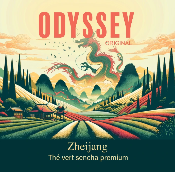 [PF-CL-B35-ZHEI] Boîte 35 sachets - Zhejiang (thé vert)