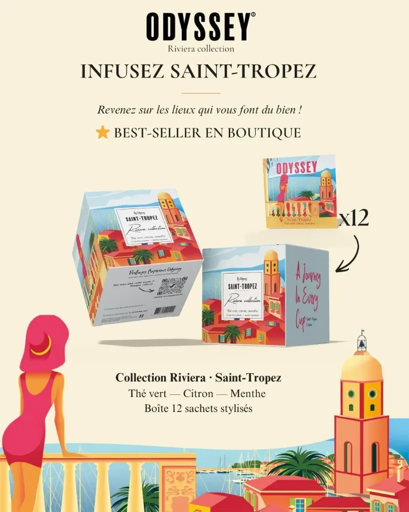 [CF-CST-24] Saint-Tropez N°1 - Riviera Collection - 12 Sachets  ( Carton de 24 )